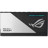 ASUS ROG Loki SFX-L alimentation modulaire 1200 watt Blanc, 1x 12V-2x6, 4x PCIe, 1200 W, 100 - 240 V, 1200 W, Actif, 110 W, 1200 W