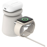 Belkin BoostCharge Pro 2-en-1 avec MagSafe (15 W), Station de recharge Beige
