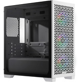 Cooler Master Elite 302 boîtier mini tower Blanc | 1x USB-A | 1x USB-C | RGB | Verre Trempé