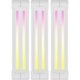 Corsair iCUE LINK QX120 RGB 120mm PWM Fans Starter Kit - Wit, Ventilateur de boîtier Blanc, Connecteur de ventilateur PWM à 4 broches