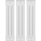 Corsair iCUE LINK QX120 RGB Starter kit ventilateurs de boîtier Blanc, 3 pièces, 120 x 120 x 25 mm, PWM