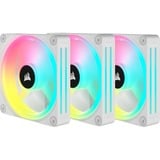 Corsair iCUE LINK QX120 RGB Starter kit ventilateurs de boîtier Blanc, 3 pièces, 120 x 120 x 25 mm, PWM