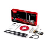 Cudy AX3000 Wi-Fi 6 Bluetooth PCI-E Adapter, Adaptateur WLAN Noir