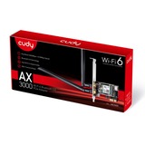Cudy AX3000 Wi-Fi 6 Bluetooth PCI-E Adapter, Adaptateur WLAN Noir