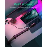 ICY BOX Support pour microphone IB-MAG103B-T Noir, Pied de micro, Support pour bureau, Noir, Aluminium, Plastique, Acier, 3/8", Chine