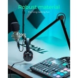 ICY BOX Support pour microphone IB-MAG103B-T Noir, Pied de micro, Support pour bureau, Noir, Aluminium, Plastique, Acier, 3/8", Chine