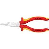 KNIPEX Pince demi-ronde avec tranchant 25 06 160 isolées par gaines bi-matière, certifiées VDE