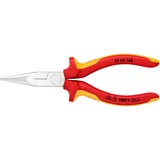 KNIPEX Pince demi-ronde avec tranchant 25 06 160 isolées par gaines bi-matière, certifiées VDE