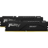 Kingston FURY 32 Go DDR5-6000 (2x 16 Go) Kit, Mémoire vive Noir, KF560C36BBE2K2-32, Beast Black, XMP 3.0
