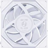 Lian Li UNI FAN TL-LCD120 White Single Pack, Ventilateur de boîtier Blanc