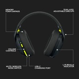 Logitech G435 LIGHTSPEED casque gaming over-ear Noir, Bluetooth, PC, PlayStation 4, PlayStation 5