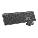Logitech MK950 Signature Slim Wireless set de bureau Graphite, Layout US-International (QWERTY), 400 - 4000 dpi