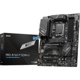 MSI PRO B760-P DDR4 II carte mère socket 1700 Noir, RAID, 2.5Gb-LAN, Gb-LAN, Sound, ATX
