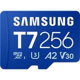 Samsung T7 microSDXC 256 Go, Carte mémoire Bleu