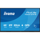 iiyama ProLite TE6512MIS-B4AG, Affichage public Noir (Mat), 2x HDMI | 1x DisplayPort | VGA | LAN | WiFi | 24/7 | Tactile