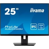 iiyama ProLite XUB2595WSU-B5 25" Moniteur Noir, 1x DisplayPort, 1x HDMI, 1x VGA, 2x USB-A