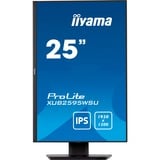 iiyama ProLite XUB2595WSU-B5 25" Moniteur Noir, 1x DisplayPort, 1x HDMI, 1x VGA, 2x USB-A