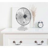 Bestron DFT25W Blanc ventilateur Blanc, Blanc, Table, 30 W, 220-240V, 50Hz, 25 cm