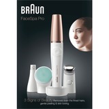 Braun FaceSpa Pro 913 Bronze, Blanc, Appareil à épiler Blanc/Bronze, Bronze, Blanc, Menton, Front, Lèvre supérieure, 0,5 mm