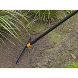 Fiskars 1000654 râteau Acier galvanisé Noir/Orange, Acier galvanisé, Plastique, Noir, Jaune, 1 pièce(s)