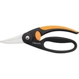 Fiskars Cisaille universelle Elégance SP45, Sécateur Noir/Orange, 1001533