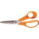 Fiskars Ciseaux de jardin lames striées S92, Sécateur Orange/Argent, 1000555