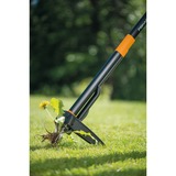 Fiskars Désherbeur 4 dents Xact, Taille gazon Noir/Orange, 1020126