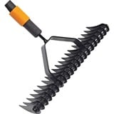 Fiskars Scarificateur Quikfit, Aérateur de gazon Noir/Orange, 1000655