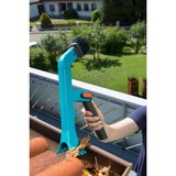 GARDENA Nettoyeur de gouttière combisystem, Balai Turquoise/Noir, Vert, Gris, Plastique