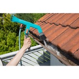 GARDENA Nettoyeur de gouttière combisystem, Balai Turquoise/Noir, Vert, Gris, Plastique