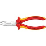 KNIPEX 13 46 165 pince à dénuder Rouge, Jaune Rouge/Jaune, Isolation de protection, 190 g, Rouge, Jaune