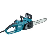 Makita Tronçonneuse 1800 W 35 cm, Scie à chaîne électrique Bleu/Noir, 7820 tr/min, 32,5 cm, 35 cm, 1,27 mm, 14,5 m/s, 76,2 / 8 mm (3 / 8")