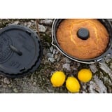 Petromax Moule à kouglof gf1 avec couvercle moule à tarte, Marmite Noir, Ø 23,8 cm