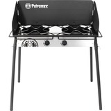 Petromax Table de cuisson à gaz Petromax avec deux brûleurs ge90-s, Cuisinière à gaz Noir