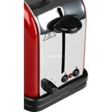 Russell Hobbs 21391-56, Grille-pain Rouge/en acier inoxydable