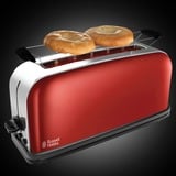 Russell Hobbs 21391-56, Grille-pain Rouge/en acier inoxydable