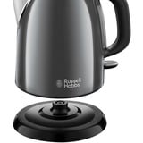 Russell Hobbs Colours Plus+ Storm Grey mini, Bouilloire Gris, 1 litre