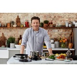 Tefal Jamie Oliver Ingenio lot de casseroles 3 pièce(s), Set de louche Acier inoxydable, Acier inoxydable, Acier inoxydable, Titanium Excellence, Noir, Acier inoxydable, 250 °C, Thermo-Spot