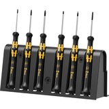Wera 1550/6 ESD Electronics - tournevis + support, 6 pièces Noir/Jaune