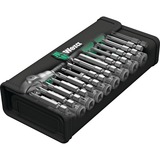 Wera 6 Jeu cliquet Zyklop Speed, à emmanchement 1/4", Set d'outils Hexagone, hexagone intérieur, TORX, Cruciformes PH/PZ