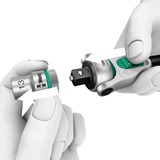 Wera 8000 B Zyklop Speed ratchet avec 3/8" drive, Clè dynamométrique Noir/Vert, avec serrure à bille