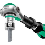 Wera 8100 SB HF 1 Zyklop Set de cliquets métalliques, Set d'outils Noir/Argent, 13 pièces, cliquet inverseur, 3/8" drive, avec fonction de maintien, métrique
