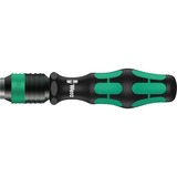 Wera 813 R Porte-embouts avec mandrin à serrage rapide Rapidaptor, Tournevis Noir/Vert, 90 mm, Noir/Vert, Noir