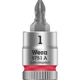 Wera 8751 A Phillips, PH1x28, Clés mixtes à cliquet Chrome