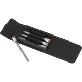 Wera 8767 A TORX® HF 1 Zyklop Jeu d'embouts TORX, Clés mixtes à cliquet Noir/Argent, 4 pièces, avec fonction de maintien, 1/4" drive