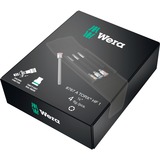Wera 8767 A TORX® HF 1 Zyklop Jeu d'embouts TORX, Clés mixtes à cliquet Noir/Argent, 4 pièces, avec fonction de maintien, 1/4" drive