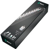 Wera Belt A3 Torx HF Zyklop Bit Nut Set with holder function, 1/4" drive, Clés mixtes à cliquet Noir/Argent