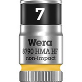 Wera Ceinture A 1 Jeu de douilles Zyklop, Clés mixtes à cliquet Noir, 10 pièces, avec fonction de maintien, avec entraînement 1/4