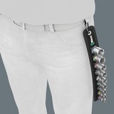 Wera Ceinture B 4 Jeu de douilles Zyklop, Clés mixtes à cliquet Noir/Argent, 9 pièces, avec 3/8" drive