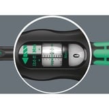 Wera Click-Torque A 5 Nm, Clé dynamométrique Noir/Vert, Clé dynamométrique à cliquet, Nm, Mécanique, 1/4", 2,5 - 25 N·m, Noir/Vert